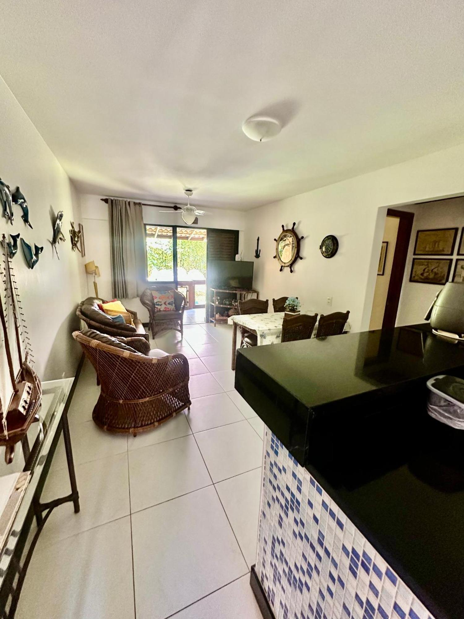 Camassari Flat Guarajuba 4 Quartos Terreo A Beira Mar - Pe Na Areia - Governanca Com Arrumadeira E Wi Fi Inclusos מראה חיצוני תמונה